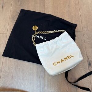 Chanel Shoulder Bag with Gold Accents